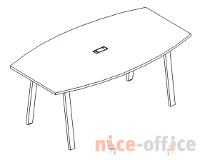 Стол для переговоров 200 на каркасе TRE A4.PRO images