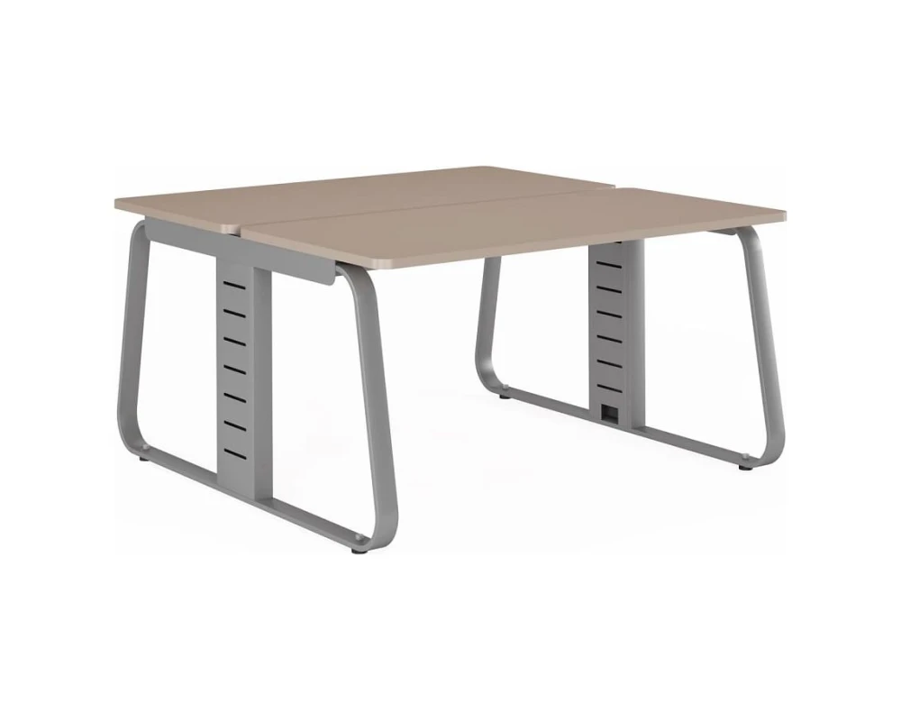 Двойной стол прямой 1400х1400 Генезис Оператив / Genesis Operative