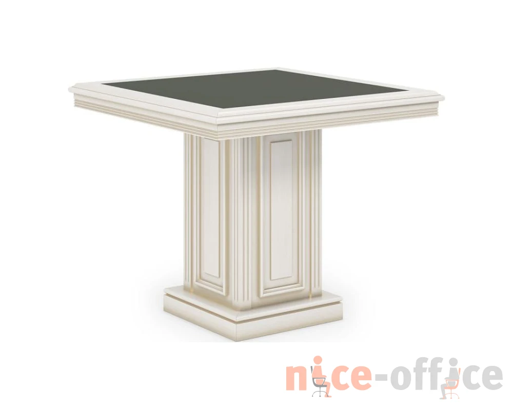 Стол брифинг 1000x1000x800 Нью Интер Вайт / New Inter White