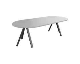 Стол переговоров антрацит 120х143х76 Steel images