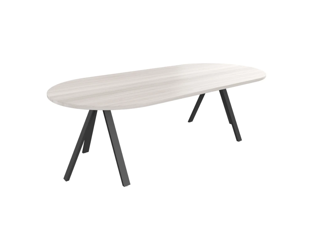 Стол переговоров антрацит 120х143х76 Steel