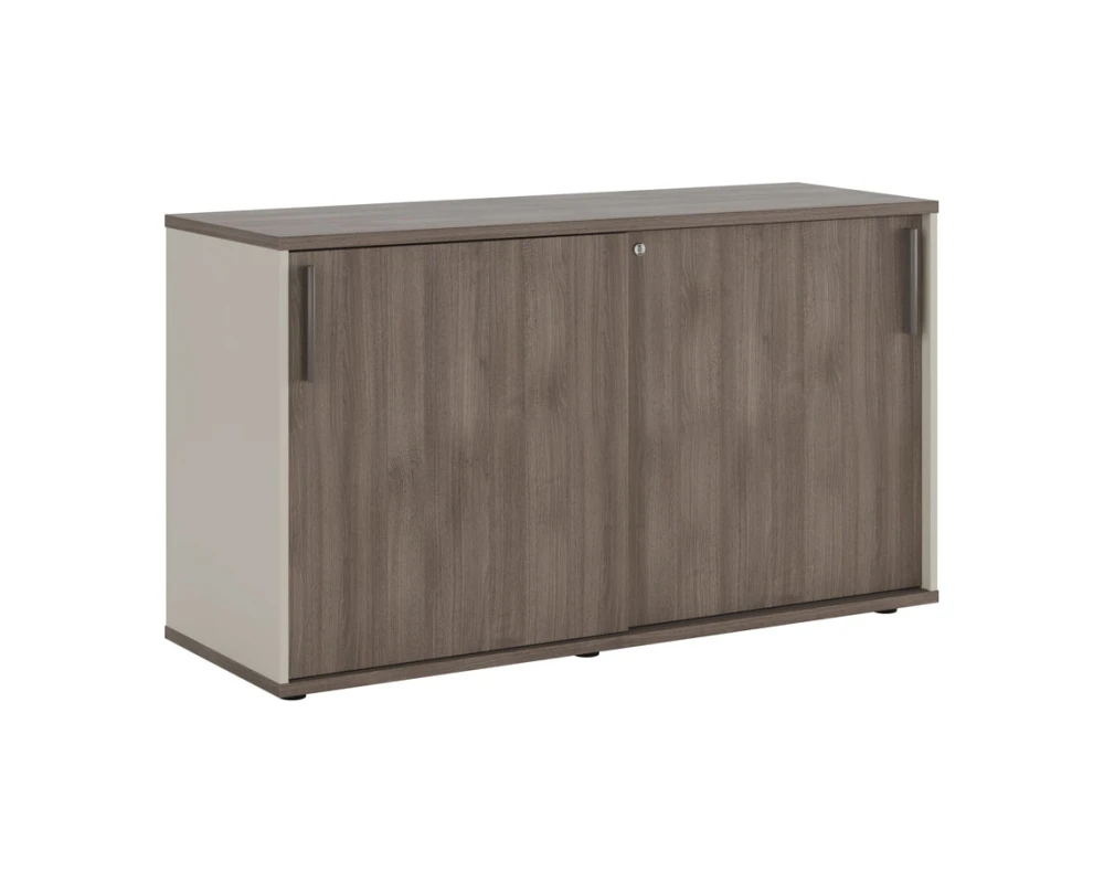 Шкаф-купе низкий Нью Лайн / New Line Дуб Шамони темный