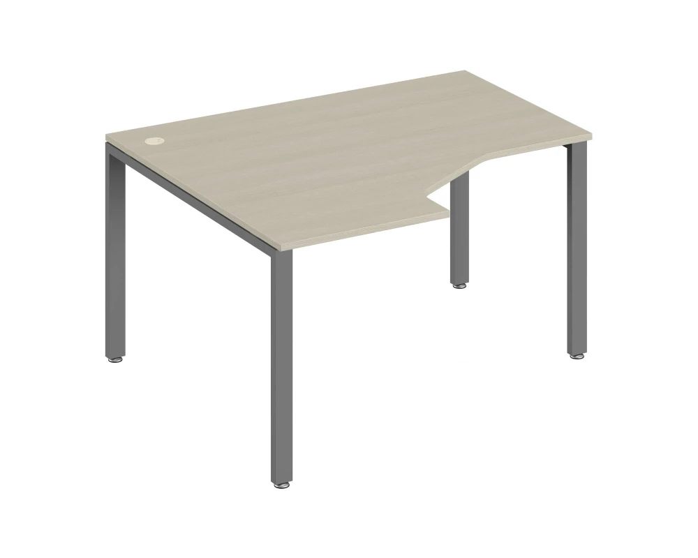 Эргономичный стол левый 140 Тренд Метал / Trend Metal Дуб феррара/Антрацит