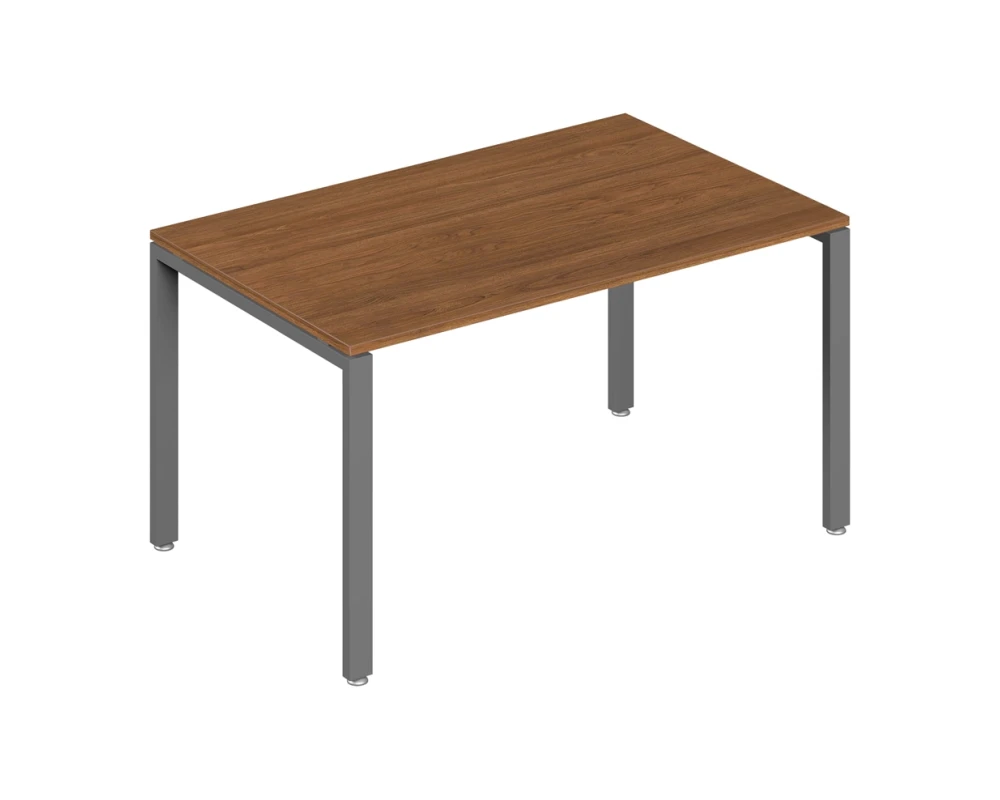 Стол письменный на металлоопорах 140x76x75 Тренд Метал / Trend Metal Орех