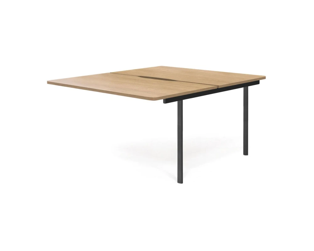 Модуль бенча с вырезом 138х141х76 Flex Гикори/Графит