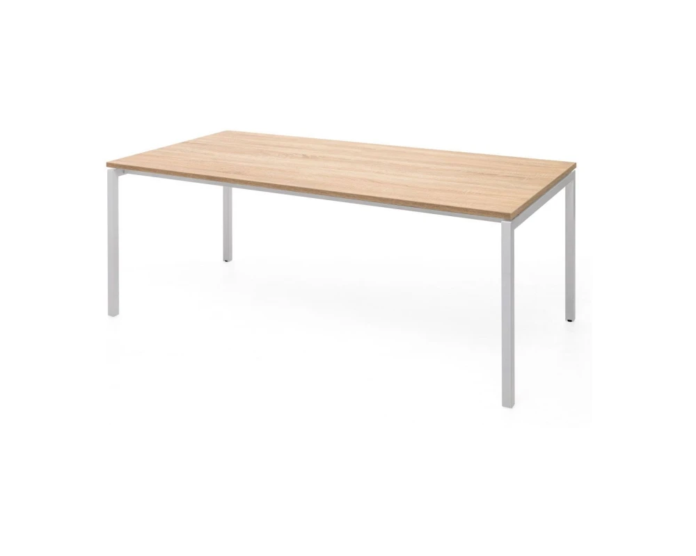 Стол для переговоров 200x100x75 Tour Дуб калифорния/Белый