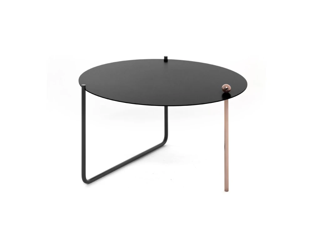 Стол кофейный 58x38 Coffee Neo M Черный/Бронзовый