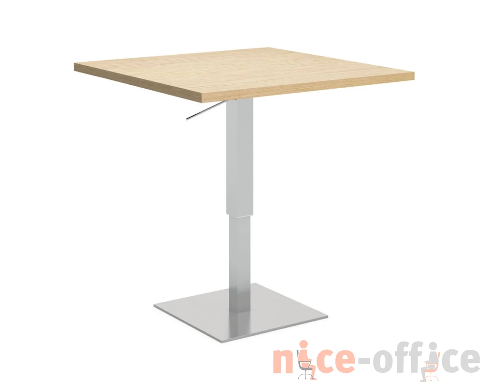 Стол Sit-to-Stand 75x75x111 Exe Дуб светлый