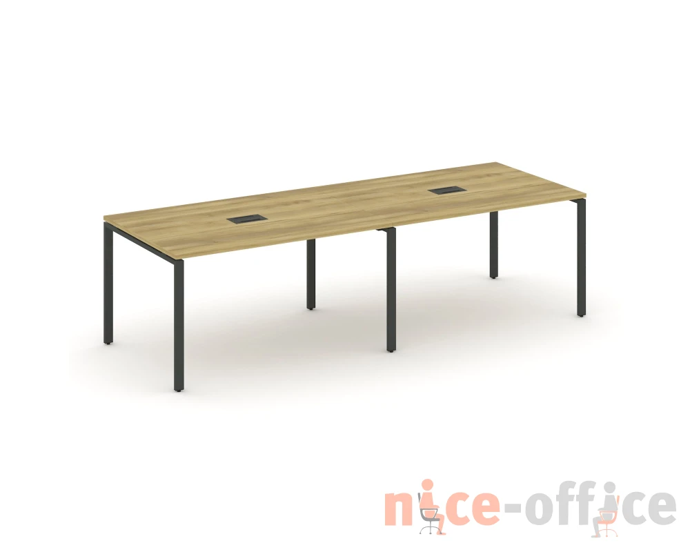 Стол переговорный (2 столешницы) CN.PRG-023 2760x980x750 Концепт / Concept