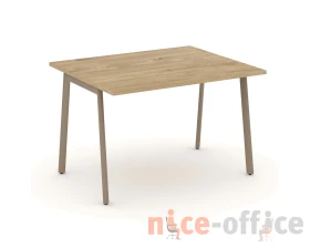 Стол переговорный на плоскоовальной трубе 118x98x75 Эстетика / Estetica images