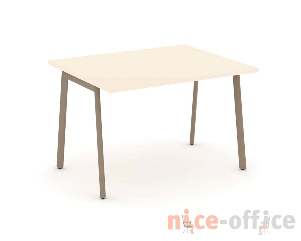 Стол переговорный на плоскоовальной трубе 118x98x75 Эстетика / Estetica
