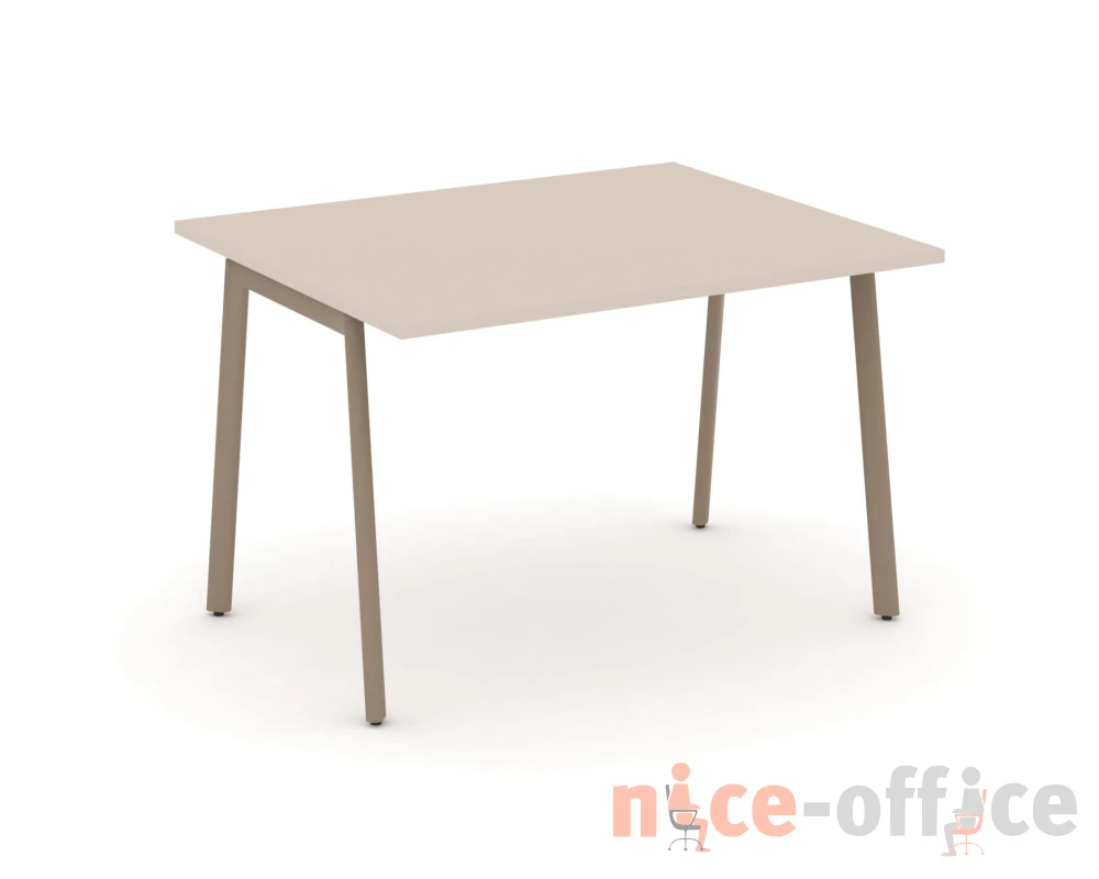 Стол переговорный на плоскоовальной трубе 118x98x75 Эстетика / Estetica