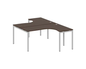 Рабочая станция криволинейная на П-образном м/к 1600x2435x750 Метал Систем Куатро 4х4 / Metal System Quattro 4x4 images