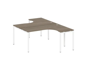 Рабочая станция криволинейная на П-образном м/к 1600x2435x750 Метал Систем Куатро 4х4 / Metal System Quattro 4x4 images