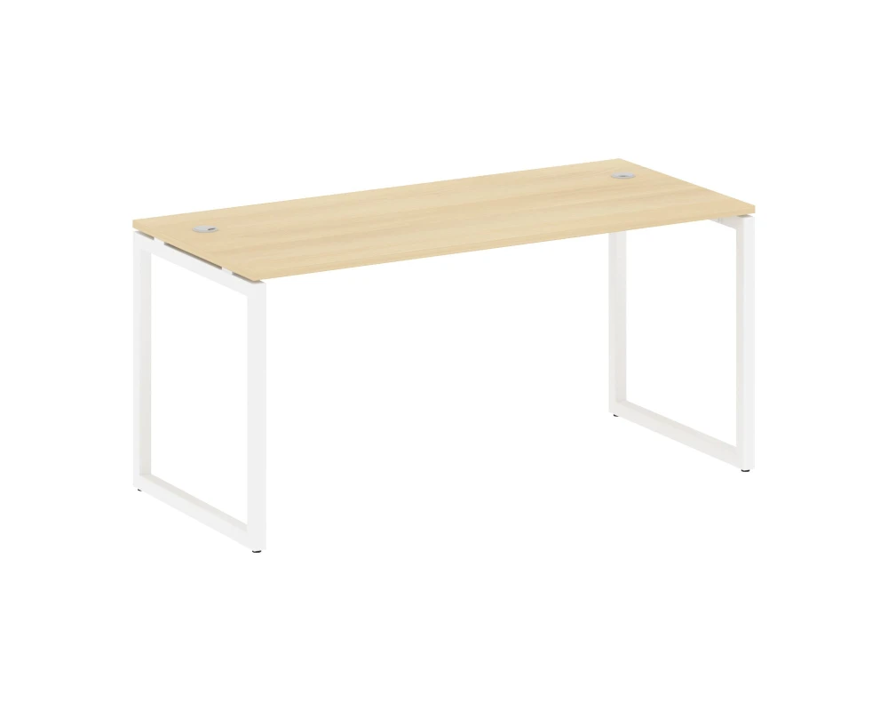 Стол письменный на О-образном м/к 1600x720x750 Метал Систем Куатро 4х4 / Metal System Quattro 4x4