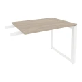 Дуб аттик/Металл белый
