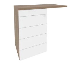 Тумба приставная (TIP-ON) (универсальная л/пр) 842x460x750 Оникс Директ / Onix Direct images