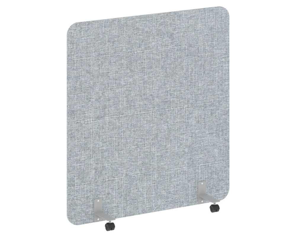 Перегородка на роликах 1400x18x1500 Р-лайн софт / R-line soft