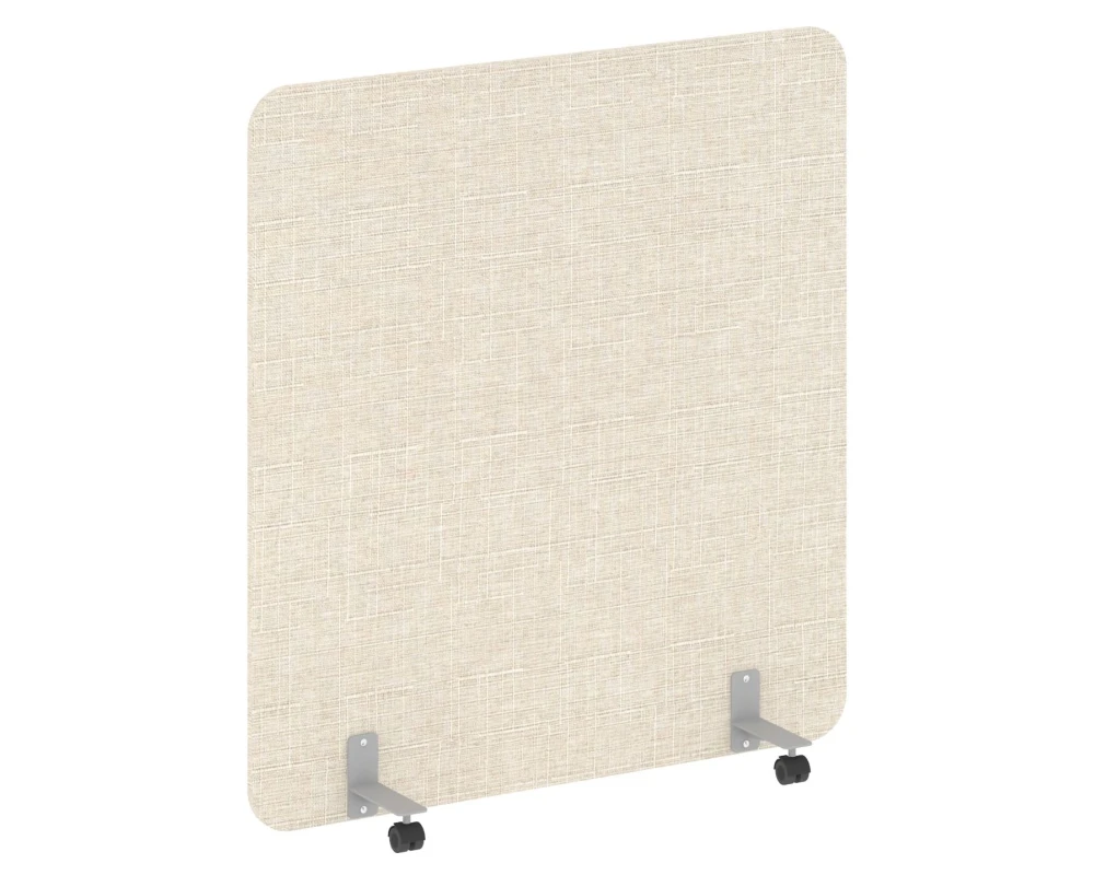 Перегородка на роликах 1400x18x1500 Р-лайн софт / R-line soft