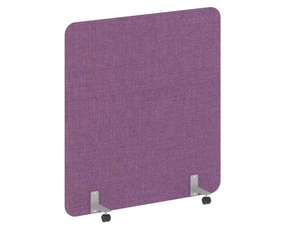 Перегородка на роликах 1400x18x1500 Р-лайн софт / R-line soft