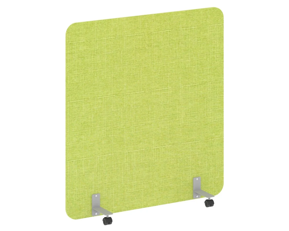 Перегородка на роликах 1400x18x1500 Р-лайн софт / R-line soft