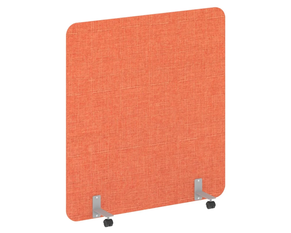 Перегородка на роликах 1400x18x1500 Р-лайн софт / R-line soft