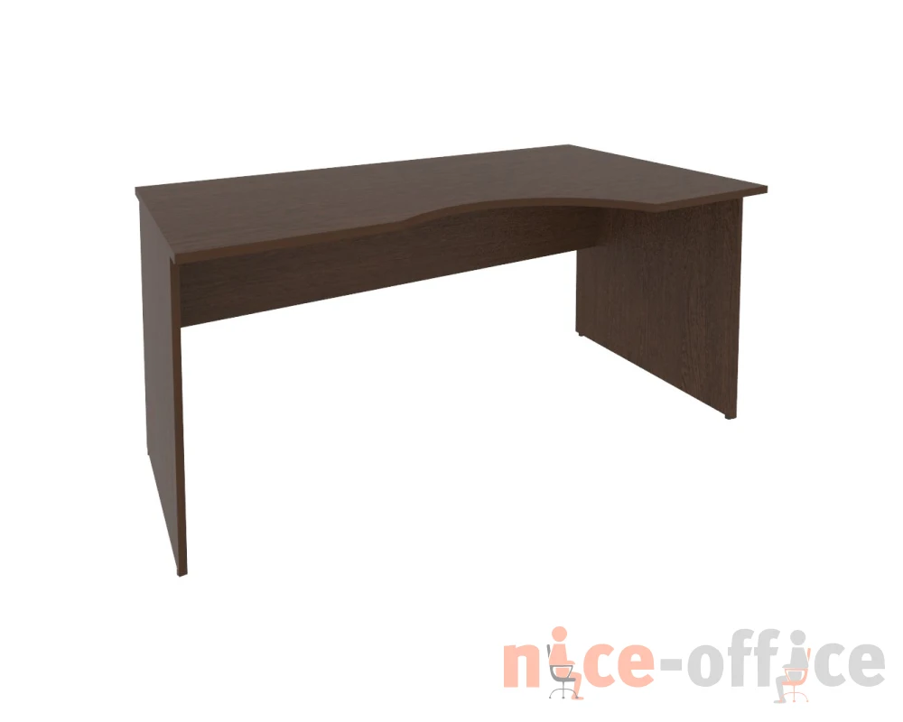 Офисный стол криволинейный правый 1600x900x755 Рива / Riva