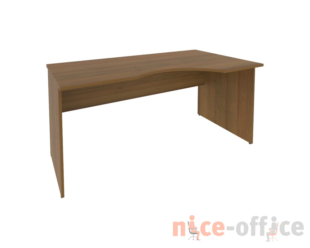 Офисный стол криволинейный правый 1600x900x755 Рива / Riva