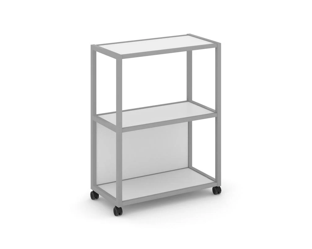 Стеллаж 3 уровня 1 секция VR.LT-STK-302.12 1200x400x1046 Шелф Мобайл / Shelf Mobile