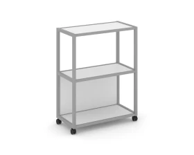 Стеллаж 3 уровня 1 секция VR.LT-STK-302.12 1200x400x1046 Шелф Мобайл / Shelf Mobile images