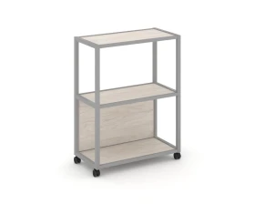 Стеллаж 3 уровня 1 секция VR.LT-STK-302.12 1200x400x1046 Шелф Мобайл / Shelf Mobile images