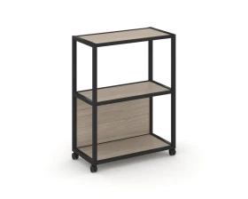 Стеллаж 3 уровня 1 секция VR.LT-STK-302.12 1200x400x1046 Шелф Мобайл / Shelf Mobile images