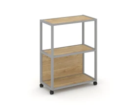 Стеллаж 3 уровня 1 секция VR.LT-STK-302.12 1200x400x1046 Шелф Мобайл / Shelf Mobile images