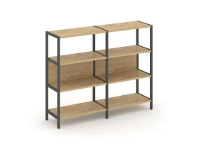 Двухсекционный стеллаж трехярусный Шелф Систем / Shelf System images