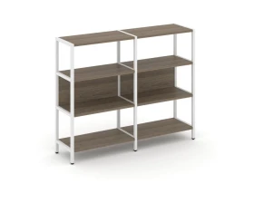 Двухсекционный стеллаж трехярусный Шелф Систем / Shelf System images