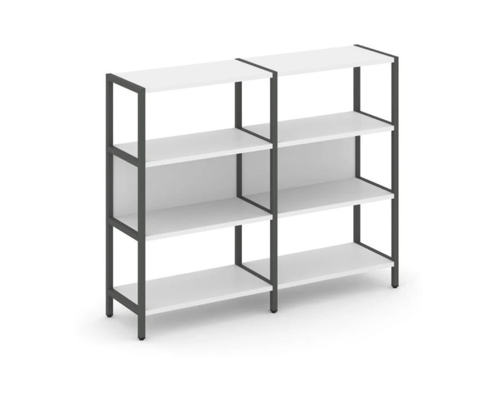 Двухсекционный стеллаж трехярусный Шелф Систем / Shelf System