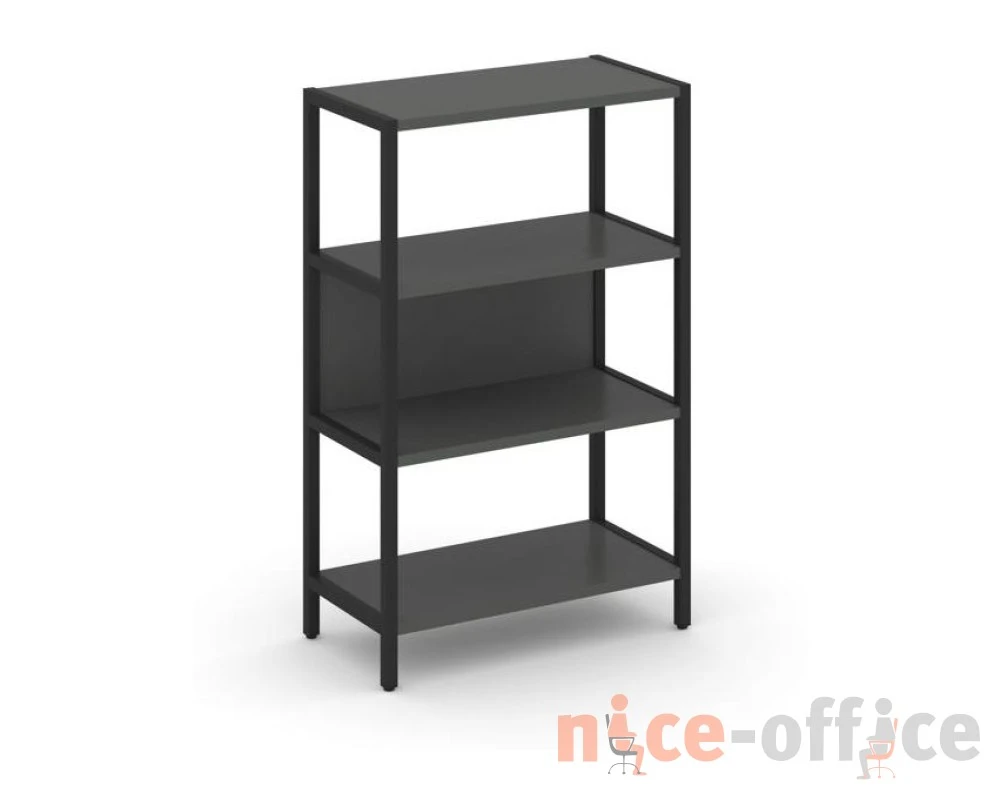 Односекционный стеллаж трехярусный 810х400х1246 Шелф Систем / Shelf System