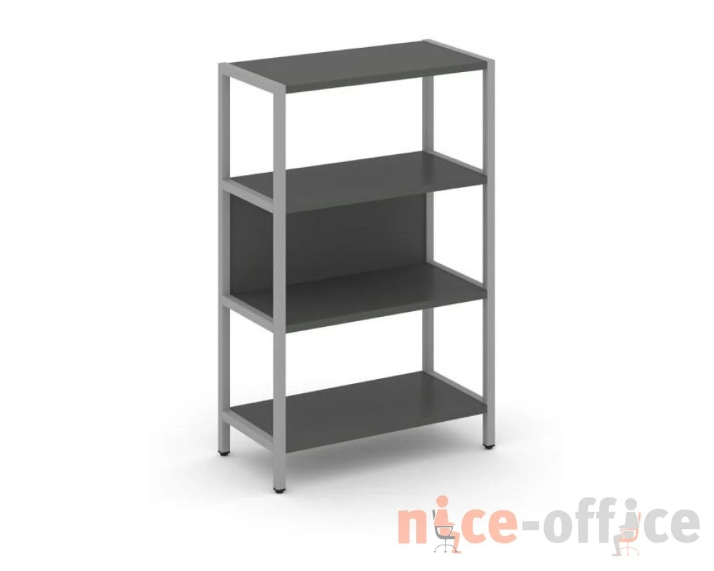 Односекционный стеллаж трехярусный 810х400х1246 Шелф Систем / Shelf System
