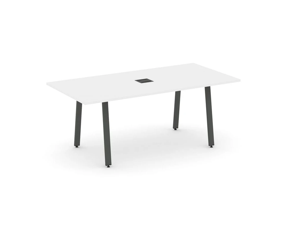 Стол переговорный на А-образном каркасе с лючком 1980x980x750 Стайл Проджект Директ / Style Project Direct