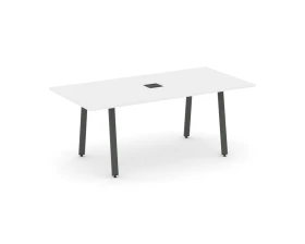 Стол переговорный на А-образном каркасе с лючком 1980x980x750 Стайл Проджект Директ / Style Project Direct images