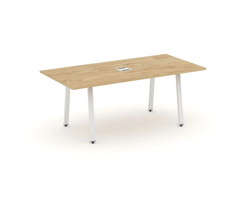 Стол переговорный на А-образном каркасе с лючком 1980x980x750 Стайл Проджект Директ / Style Project Direct