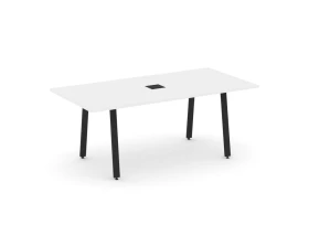 Стол переговорный на А-образном каркасе с лючком 1980x980x750 Стайл Проджект Директ / Style Project Direct images