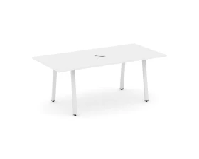 Стол переговорный на А-образном каркасе с лючком 1980x980x750 Стайл Проджект Директ / Style Project Direct images