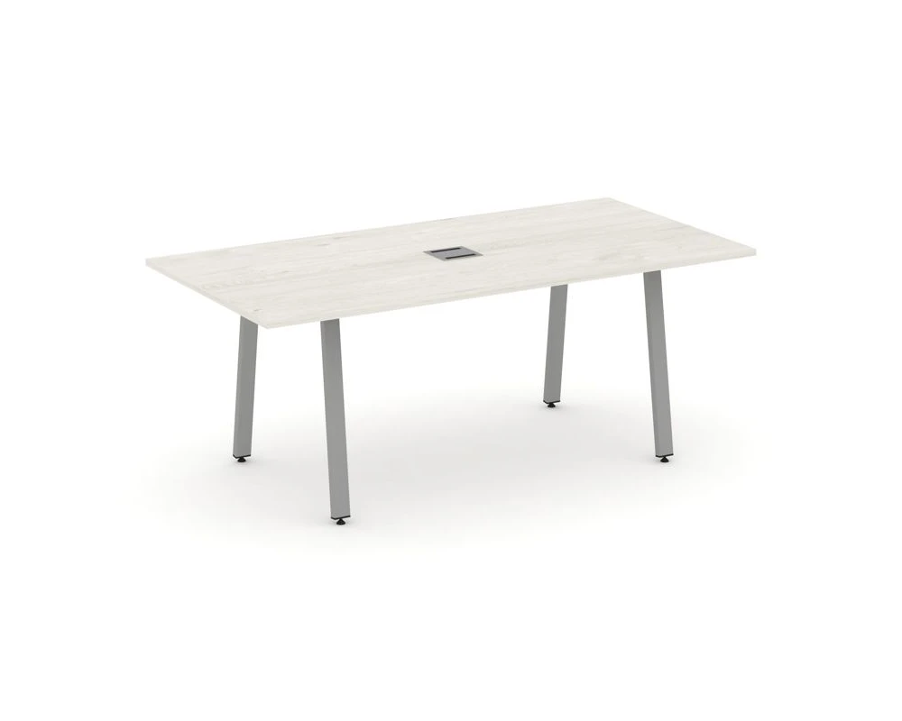 Стол переговорный на А-образном каркасе с лючком 1980x980x750 Стайл Проджект Директ / Style Project Direct