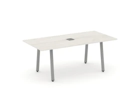 Стол переговорный на А-образном каркасе с лючком 1980x980x750 Стайл Проджект Директ / Style Project Direct images