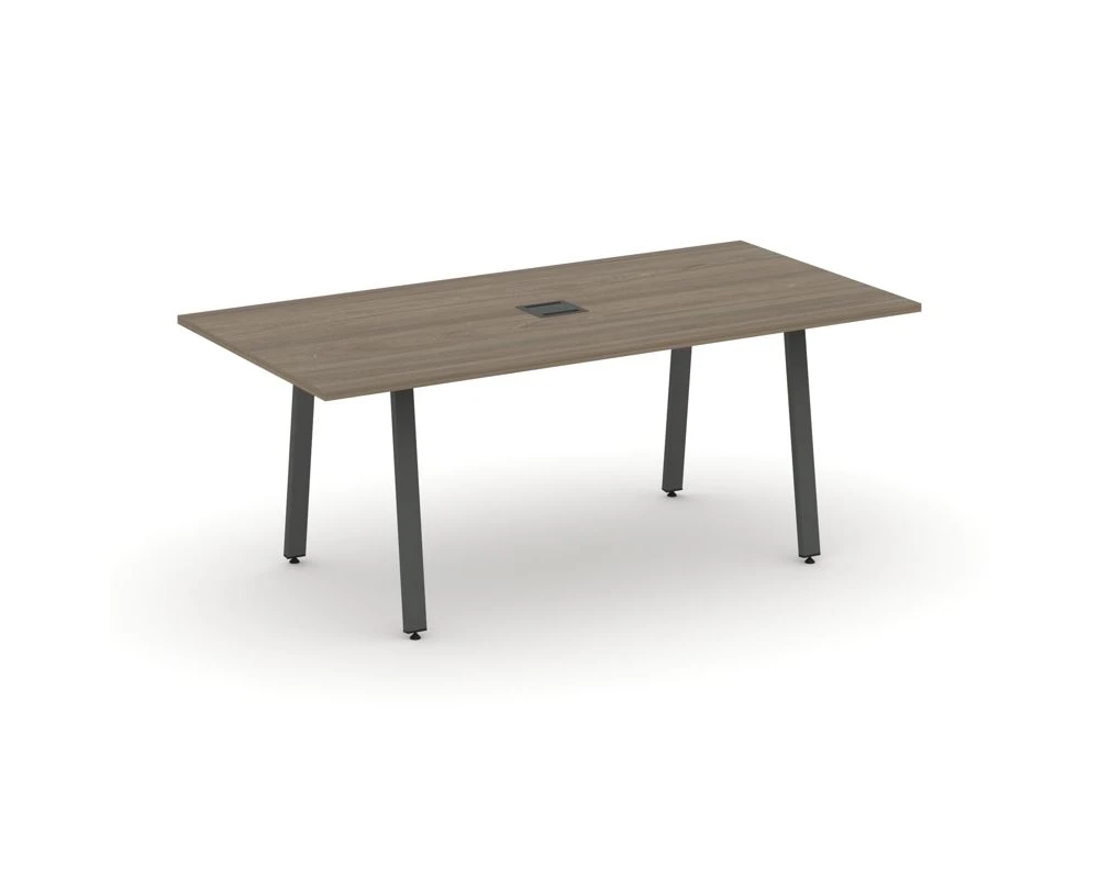 Стол переговорный на А-образном каркасе с лючком 1980x980x750 Стайл Проджект Директ / Style Project Direct