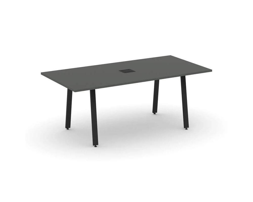 Стол переговорный на А-образном каркасе с лючком 1980x980x750 Стайл Проджект Директ / Style Project Direct