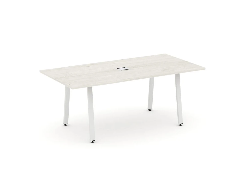 Стол переговорный на А-образном каркасе с лючком 1980x980x750 Стайл Проджект Директ / Style Project Direct