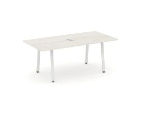 Стол переговорный на А-образном каркасе с лючком 1980x980x750 Стайл Проджект Директ / Style Project Direct images