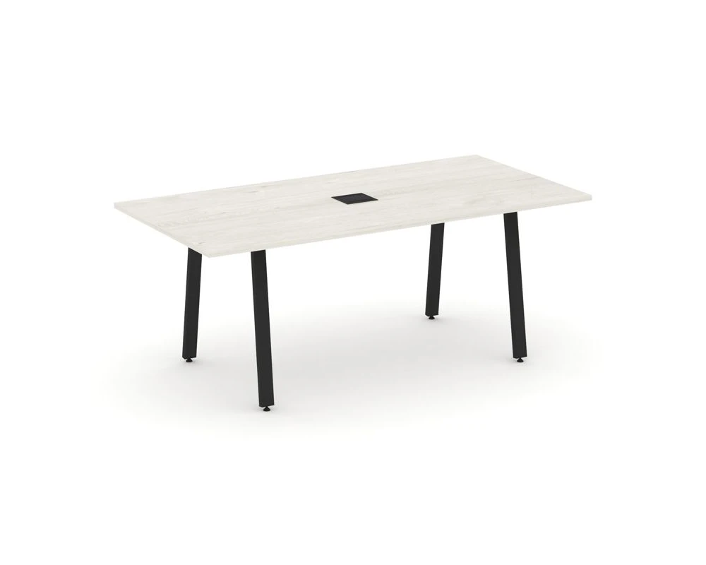Стол переговорный на А-образном каркасе с лючком 1980x980x750 Стайл Проджект Директ / Style Project Direct